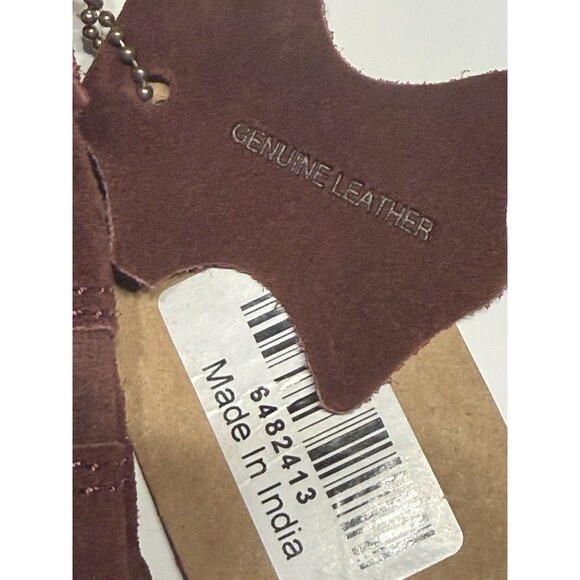 Union Code Burgundy 100% Genuine Leather Crossbody Sling Bag NWT - Picture 5 of 7